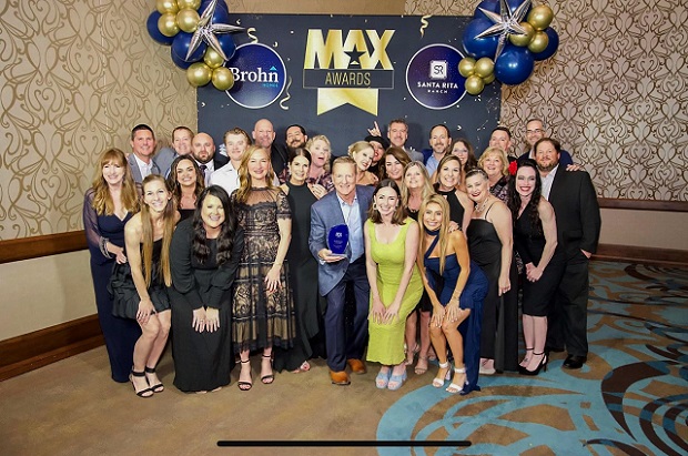David Weekley Homes team members celebrate being named Builder of the Year at the Home Builders Association of Greater Austin 2024 MAX Awards.